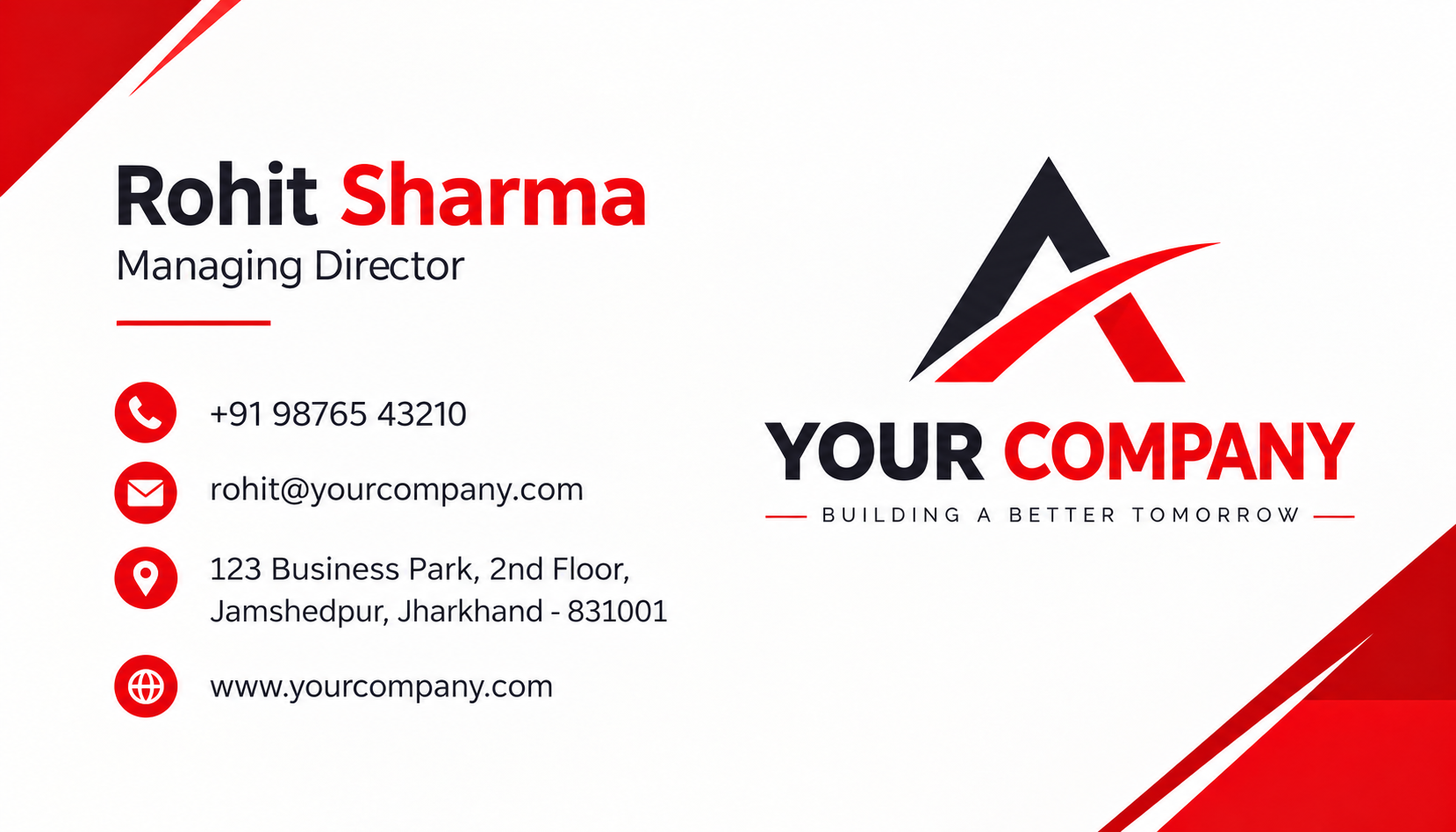 Visiting Card Front